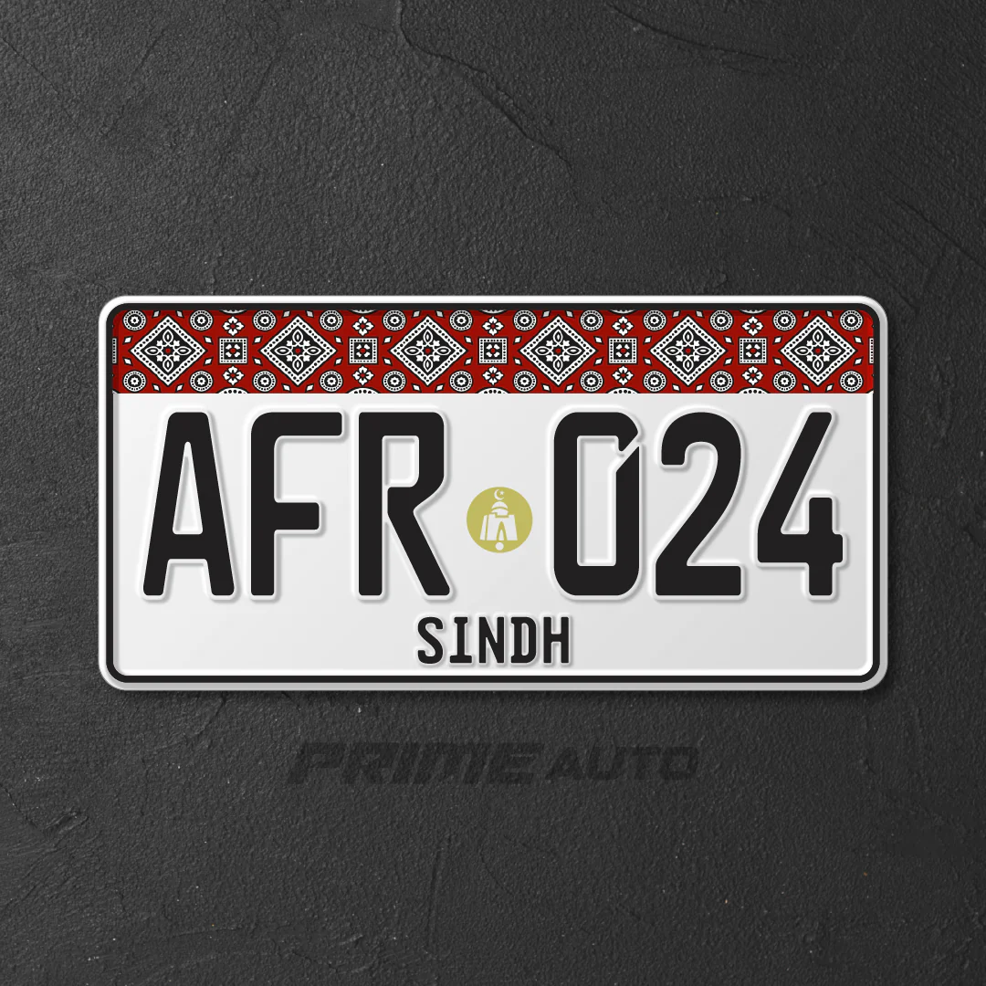 Sindh NON-Commercial Reg Plate